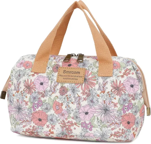 Miniatura 6 de Bolsa de maquillaje Smrcom Bolsa de cosméticos para mujeres y niñas Bolsa de maquillaje de viaje Bolsa de aseo con cremallera Bolsa organizadora