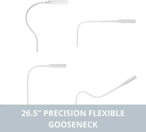 Miniatura 5 de Reliable UberLight™ Flex 1100TL - Luz de tarea rígida con cable – Luz LED portátil con soporte de mesa, cuello de cisne flexible de 26.5 pulgadas