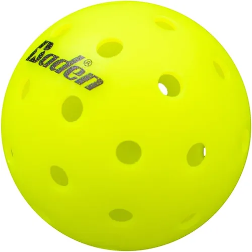 Miniatura 3 de Baden PRO1 - Paquete de 3 pelotas de pickleball para exteriores, aprobadas por Pickleball de Estados Unidos (USAPA), construcción duradera de una