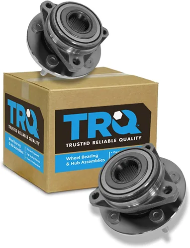 Miniatura 185 de TRQ Juego de buje y rodamiento trasero de 2 piezas compatible con Audi TT 2000-2006 TT Quattro, Volkswagen Beetle 1998-2010, Golf 1998-2005, Jetta