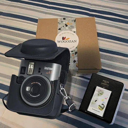 Miniatura 7 de Mini 41 Funda protectora para cámara instantánea Fujifilm Instax Mini 41, funda de cuero PU retro para cámara Mini 41 con álbum de fotos mini de 64