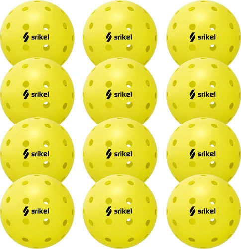Miniatura 15 de Bolas de Pickleball Srikel para Exteriores - Bolas de Pickleball Aprobadas por USAPA, Diseño Roto-Moldeado Sin Costuras para Durabilidad, 4 Paquetes