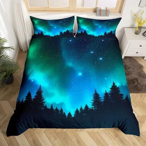 Miniatura 10 de Erosebridal Juego de ropa de cama de hurón para niños, funda de edredón de animales salvajes, bonita funda de edredón de vida silvestre para niños