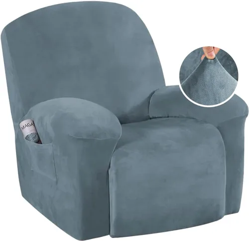 Miniatura 12 de H.VERSAILTEX 1 Pieza Funda para Sillón Reclinable de Terciopelo Fundas Deslizantes para Sillón Reclinable Fundas Deslizantes para Sillón Reclinable