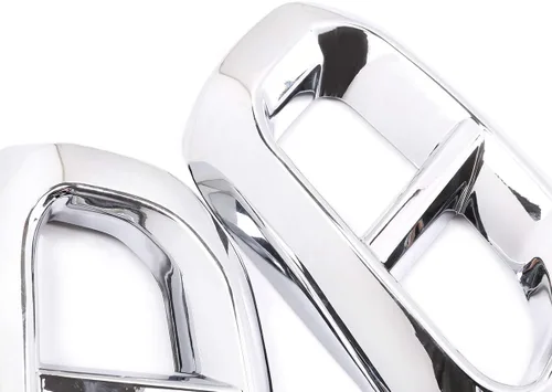 Miniatura 4 de Cubierta exterior de acero inoxidable para Mercedes Benz GLE350 GLE450 GLC GLS W167 X253 X167 X167 2020 (plata brillante)