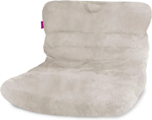 Miniatura 186 de Posh Beanbags - Sillón puff grande, 38 pulgadas, color azul rey sólido Nylon suave - Azul real