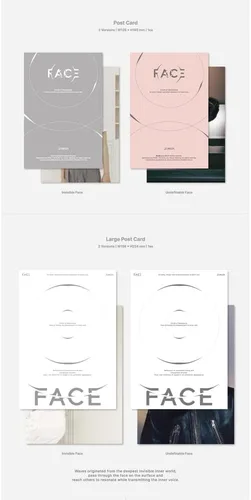 Miniatura 5 de Jimin Solo Album FACE Photobook ver. (SET (Cara invisible + Cara indefinible))