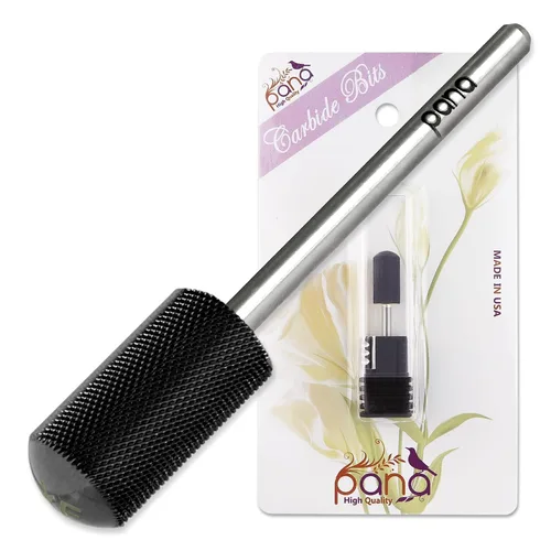 Miniatura 8 de PANA - Broca de carburo para uñas de cabeza pequeña con punta lisa, tamaño de vástago de 3/32 pulgadas, barril pequeño, uso profesional,