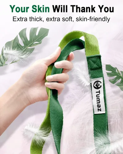 Miniatura 3 de Tumaz Stretching Strap - 10 Loops & Non-Elastic Yoga Strap - Perfect Home Workout Stretch Strap for Physical Therapy, Yoga, Pilates, Flexibility