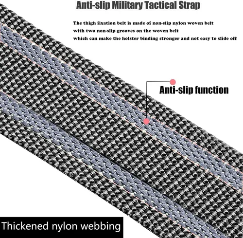 Miniatura 4 de Leg Holster Strap, Tactical Leg Strap Thigh Belt Military Outdoors EDC Leg Hanger Band for Drop Leg Holsters Hunting Cosplay
