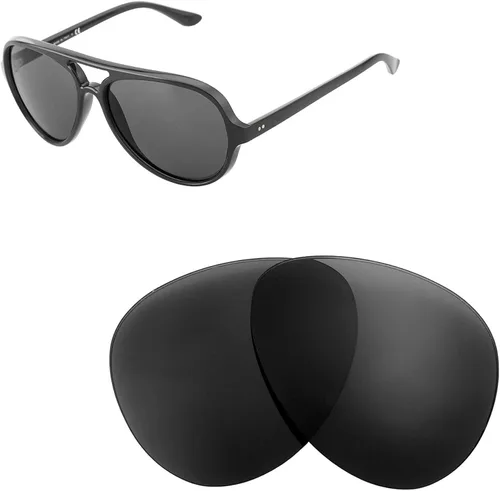 Miniatura 3 de Walleva Lentes de repuesto para lentes de sol Ray-Ban RB4125 Cats 5000 de 2.323in, múltiples opciones disponibles