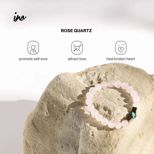 Miniatura 4 de 0.315pulgadas, chacras protectores y brazalete curativo para hombres o mujeres amatista, cuarzo rosa, howlita, ágata de musgo, y Mai Fan