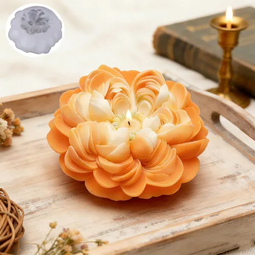 Miniatura 18 de Konrisa Moldes de vela de burbujas 3D, moldes de silicona con 15 cavidades para hacer velas de cera de soja, moldes de pastel de burbujas