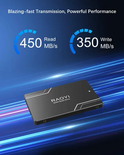 Miniatura 5 de RAOYI SSD interno de 128 GB SATA III 2.5" Unidad de estado sólido 3D NAND Flash Disco duro SSD avanzado hasta 450MB/s SATA 3 SSD Actualización