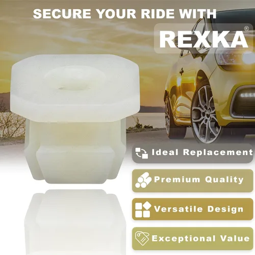Miniatura 3 de Rexka 50 Uds. Parque/Giro de luz delantera lámpara radiador rejilla retención tuerca compatible con GM 347347 Buick Cadillac Chevrolet GMC