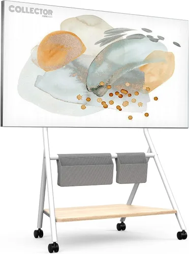 Miniatura 9 de FITUEYES Soporte de TV móvil para TV de 55, 60, 65, 75, 78 pulgadas, soporte de suelo con soporte para oficina, sala de estar, hotel, moderno