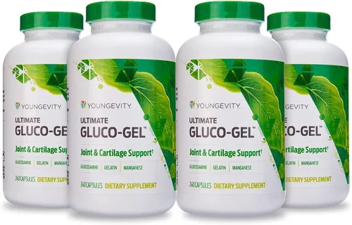 Miniatura 11 de Youngevity Ultimate Gluco-Gel - para huesos, tendones, huesos y cartílagos Contiene glucosamina, gelatina y manganeso 2 botellas