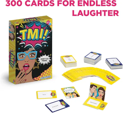 Miniatura 2 de TMI - Divertido juego de cartas de fiesta con humor sugerente - No vayas allí, demasiada información - para mayores de 17 años - con 4 o más