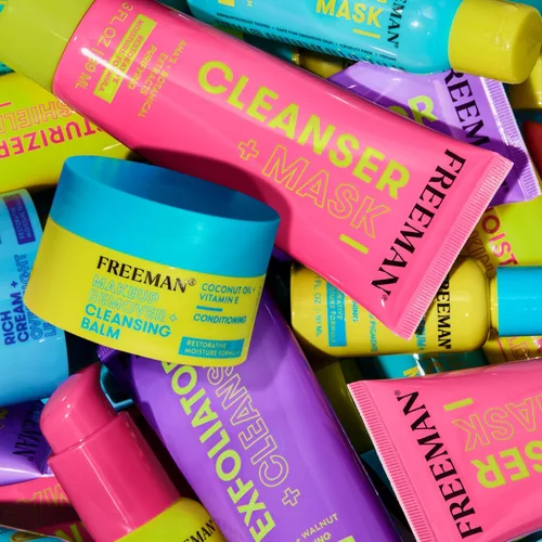Miniatura 13 de Freeman Removedor de maquillaje + bálsamo limpiador, bálsamo removedor de maquillaje hidratante y nutritivo, aceite de coco y vitamina E, elimina