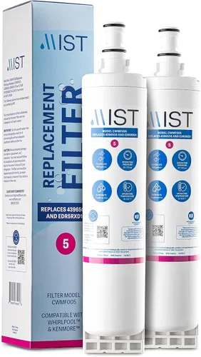 Miniatura 10 de Mist Reemplazo de filtro de agua 4396508 y EDR5RXD1, modelos de Whirlpool compatibles: 4396508, 4396510, Filtro 5, PUR W10186668, NLC240V, Kenmore