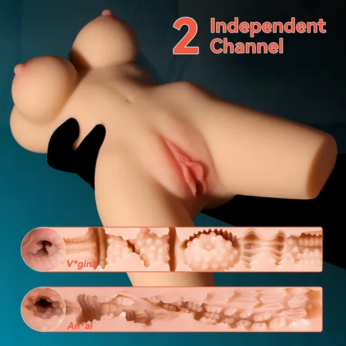 Miniatura 3 de Muñeca sexual vibratoria realista de 3.5 libras, juguete sexual masculino para hombres con 5 modos de vibración, juguetes para adultos para hombres