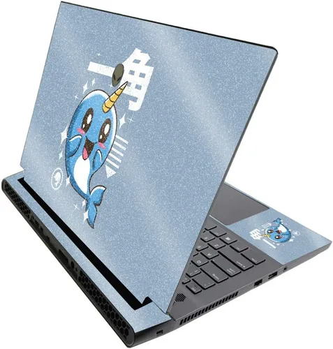 Miniatura 728 de MightySkins - Skin brillante con purpurina para Alienware M17 R3 (2020) y M17 R4 (2021) - Diversión de los años 90 Acabado duradero con purpurina