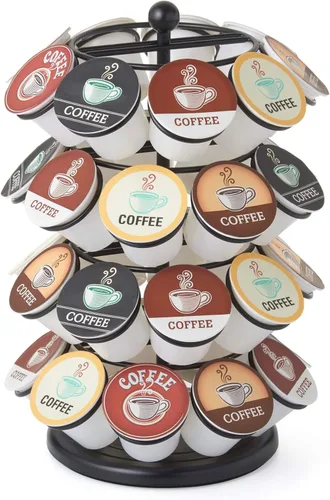 Nifty – Carrusel para cápsulas de café, gira 360 grados, tabla giratoria, organizador de encimera para oficina o cocina