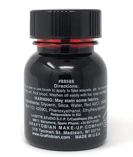 Miniatura 2 de Graftobian - sangre en gel, botella de 1 onza