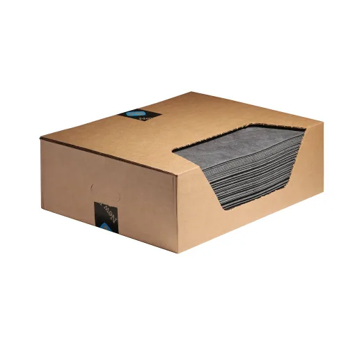 PIG Mat | Tapete absorbente de aceite | Original PIG Mat | Almohadillas de alfombrilla de 15 x 20 pulgadas | Absorbe 11 galones por caja | 100