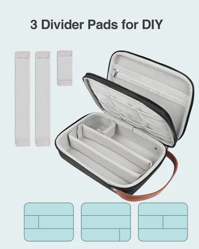 Miniatura 4 de Luxtude Estuche para cortapelos, maletines portátiles de viaje para recortadoras, protectores y accesorios, se adapta a Wahl, Andis, Hatteker