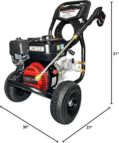 Miniatura 19 de Simpson Lavadora a Presión de Gas de 3400 PSI, Lavadora de Potencia Residencial de 2.5 GPM, Agua Fría, Manguera de 25', Máquina de Limpieza, Cumple