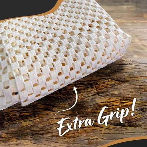 Miniatura 7 de Nevlers Almohadilla antideslizante de 2 x 10 pies Agarre antideslizante de PVC de tejido abierto para suelos de madera dura y otras superficies