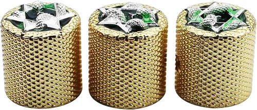 Miniatura 2 de Guyker Perillas de control de potenciómetro de bajo de guitarra con 0.236 in de diámetro. Ollas de eje - 3 piezas de repuesto de perilla de volumen