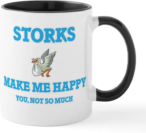 Miniatura 20 de CafePress Mug Stork - Taza de café de cerámica (11.0 fl oz)