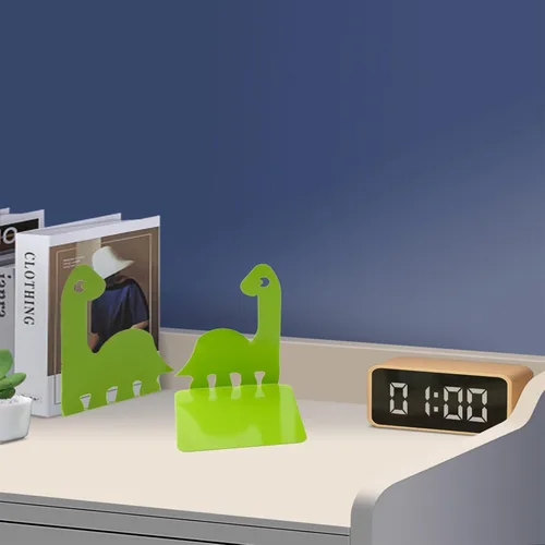 Miniatura 3 de Artkingdome Sujetalibros de dinosaurio, libros de extremos de habitación, soporte para escritorio, escuela liberaria, sujetalibros decorativos