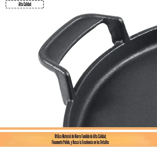 Miniatura 5 de Hisencn 7421 Sistema de Parrilla Gourmet BBQ Plancha para parrilla Weber de carbón de 22 1/2 pulgadas, sartén de plancha de hierro fundido de 12