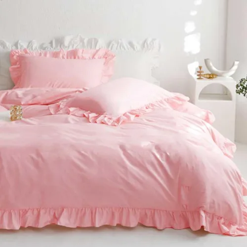 Miniatura 8 de Faincy Juego de edredón floral de tamaño individual, diseño de hojas de flores rosas y blancas, juego de cama alternativo reversible preppy, edredón