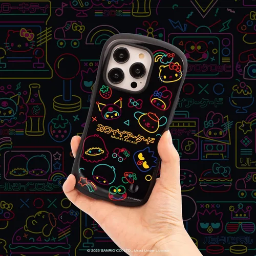 Miniatura 7 de iFace Correa de cuentas Kuromi & Baku + funda de primera clase para iPhone 14 Pro, Plástico