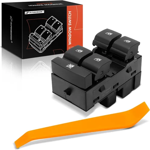 Miniatura 9 de A-Premium Interruptor de ventana eléctrica principal del lado del conductor compatible con Chevrolet Sonic 2012-2016, Trax 2013-2018, repuesto #