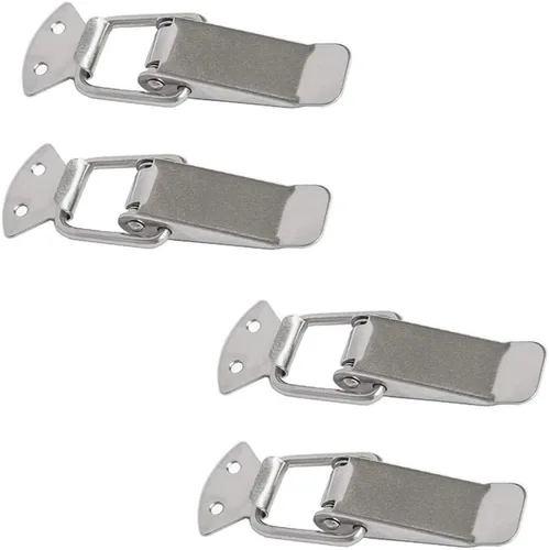 Miniatura 12 de Pestillo de palanca de resorte mini tamaño Pestillo de caja de herramientas de 44mm/1.73" de longitud - Paquete de 10
