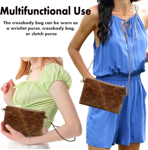 Miniatura 5 de Beurlike Monederos de paja para mujer, cartera de muñeca de playa, pequeña bolsa cruzada para niñas