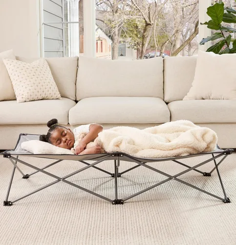 Miniatura 13 de Regalo My Cot® Cama portátil para niños pequeños, azul real, 48 x 24 x 9 pulgadas (paquete de 1)
