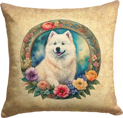 Miniatura 34 de Caroline's Treasures DAC2072PW1414 Affenpinscher and Flowers - Almohada decorativa de tela, lavable a máquina, para interiores y exteriores