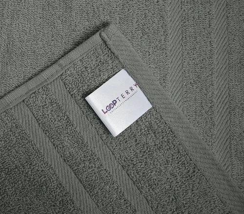 Miniatura 6 de Looperry - Juego de 6 toallas de baño pequeñas - 100 % algodón, toallas de ducha de 23x46 en 450 GSM. Toalla ligera y absorbente de secado rápido