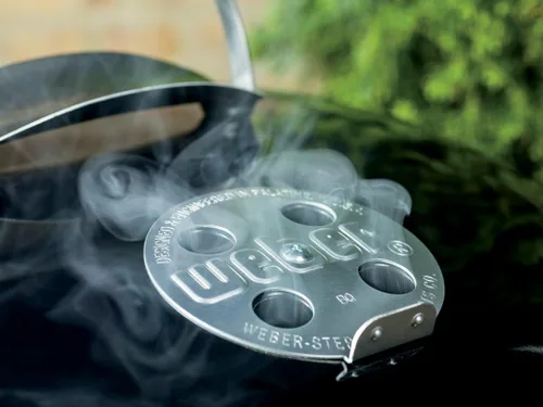 Miniatura 8 de Weber Original Kettle Premium - Parrilla de carbón, 22 pulgadas, color negro