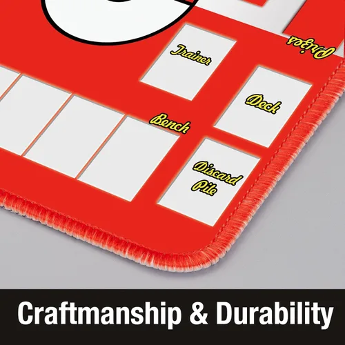 Miniatura 5 de Biouai Tapete de juego para juego de cartas intercambiables, tapete de juego cosido con tubo para juego de cartas con zonas, tapete de juego