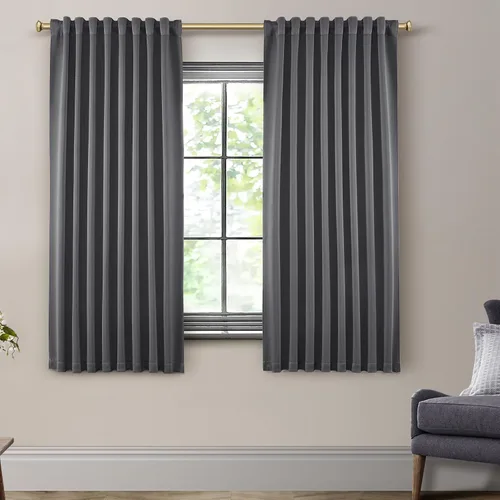 Miniatura 58 de SHINELAND Cortinas opacas cortas para ventanas de dormitorio, cortinas de baño, 45 pulgadas de largo