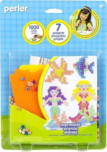 Miniatura 14 de Perler Kit de actividades para manualidades con cuentas de dinosaurios, 5004 piezas