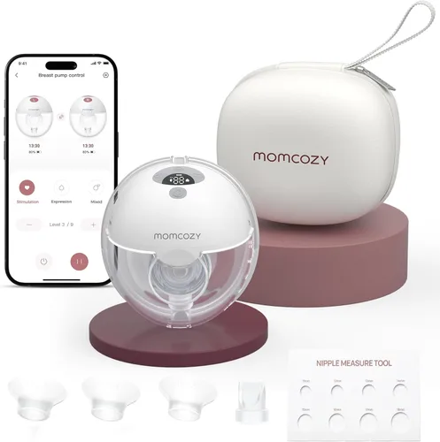 Miniatura 11 de Momcozy Regla de pezón para tamaño de brida, herramienta de medición de silicona suave y flexible para tamaño de extractor de leche, compatible