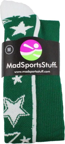 Miniatura 3 de MadSportsStuff Calcetines de sóftbol con estrellas para niñas y mujeres, calcetines altos por encima de la pantorrilla, tallas para jóvenes y adultos